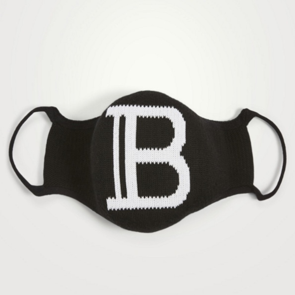 BALMAIN Monogram Face Mask